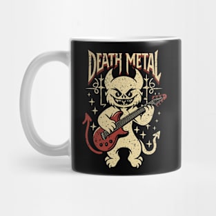 Death Metal Satanic Baphomet Cat Mug
